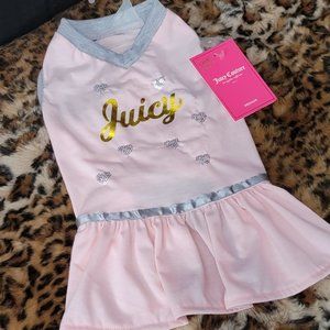 Juicy Couture Pet Dress Dog or Cat size  med ea.. Bran New w/ Tag!